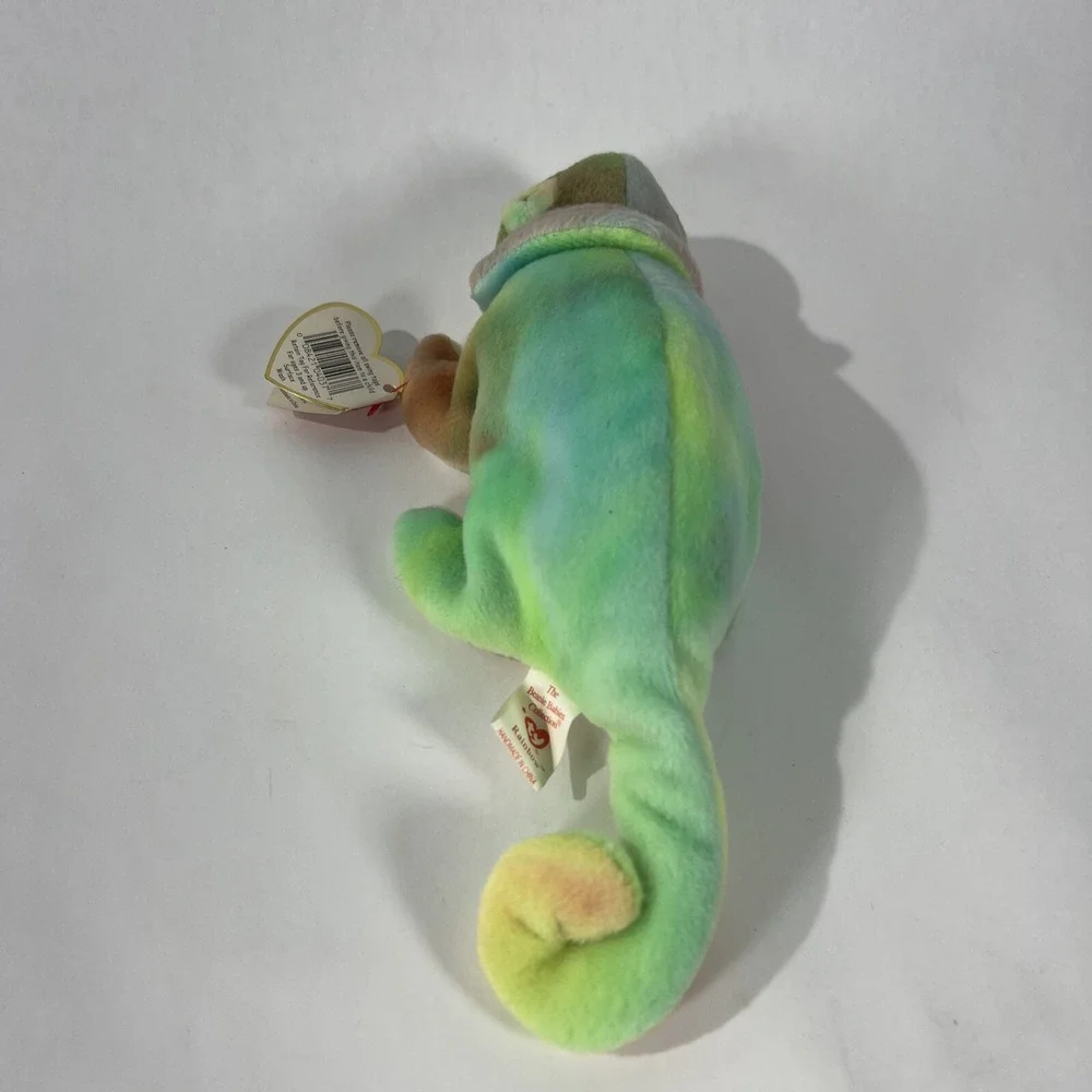 Ty Beanie Baby 9‎ inch Rainbow The Chameleon 1997 With Tag